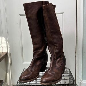 Frye Thigh Boots Stitched Melissa Boot